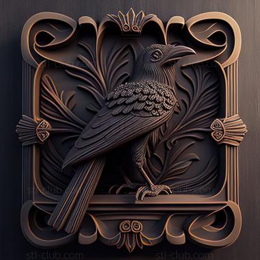 3D model st crow (STL)